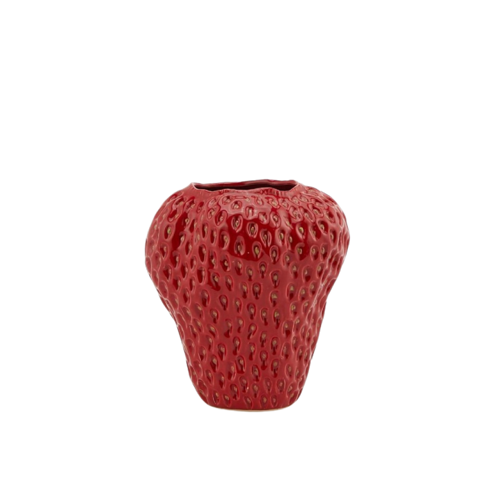 EDG Enzo De Gasperi Vaso Chakra Fragola rosso alto 26 cm