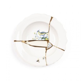 Seletti Piatto Fondo Kintsugi  n1