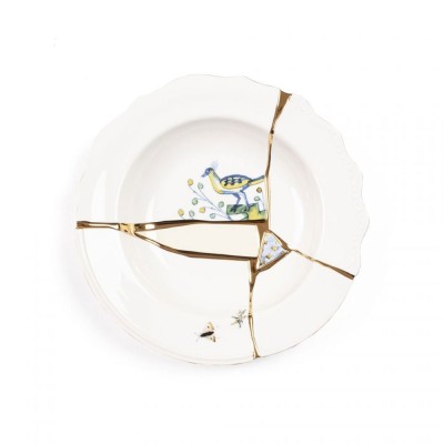 Seletti Piatto Fondo Kintsugi  n1