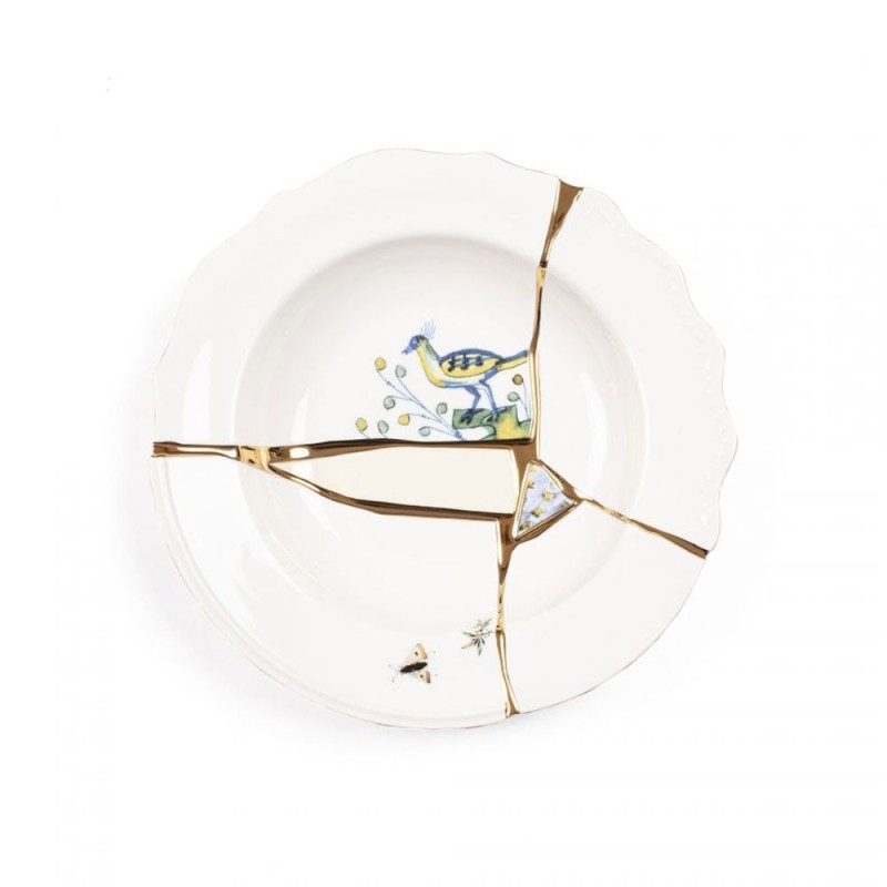 Seletti Piatto Fondo Kintsugi  n1