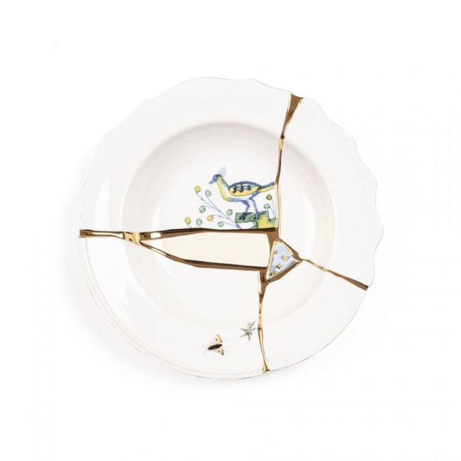 Seletti Piatto Fondo Kintsugi  n1