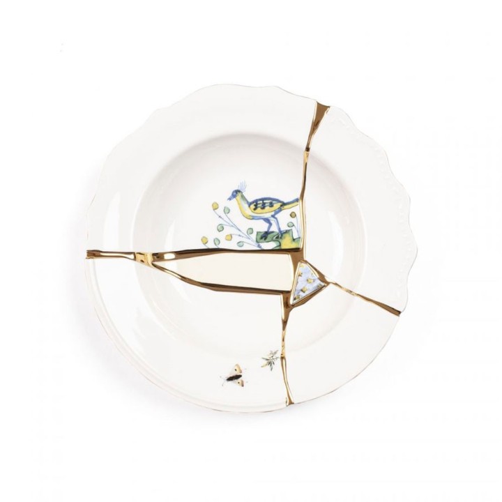 Seletti Piatto Fondo Kintsugi  n1