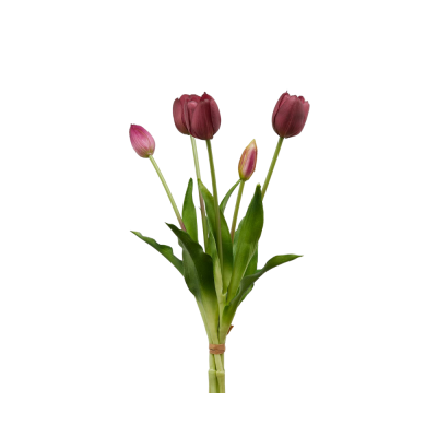 Bouquet Tulipani Artificiali EDG (5 pz) - 40 cm | Colore...