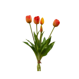EDG 5 tulipani Olis artificiali arancioni 40 cm