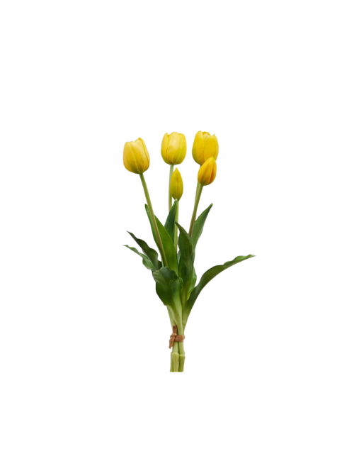 Tulipano Olis H40 Yellow – Ramo di Tulipani Artificiali EDG Enzo De Gasperi