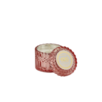 CANDELA CRYSTAL C/VASO H8.5 D9 PINK