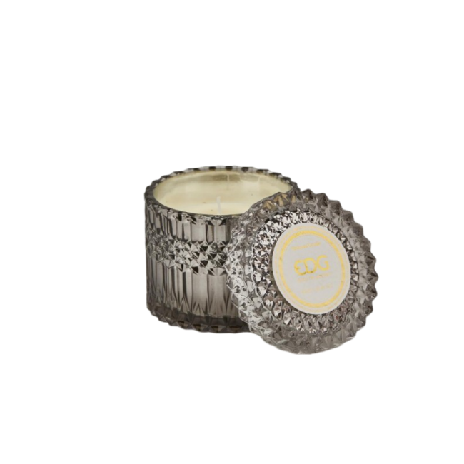 CANDELA CRYSTAL C/VASO H10.5 D10.5 GREY
