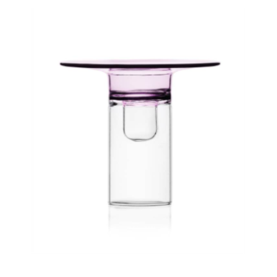 Candeliere in Vetro Borosilicato Rosa Ichendorf Milano –...