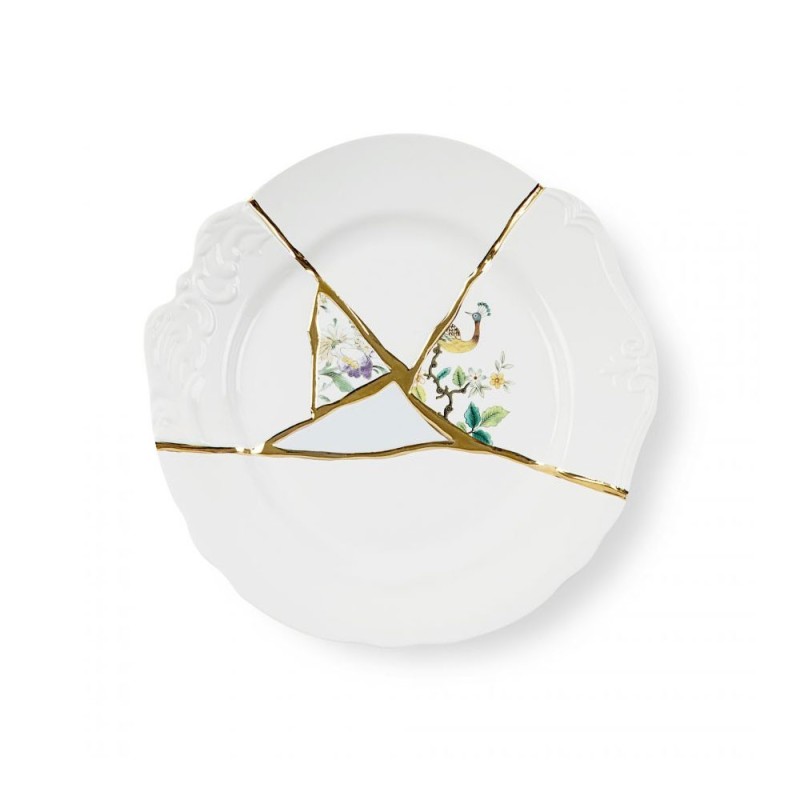 Kintsugi Dinner Plate 02 – Piatto Piano di Design Seletti