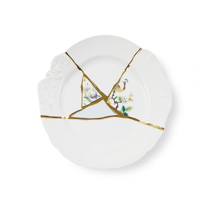 Seletti Piatto piano Kintsugi 02 Ø 27,5 cm