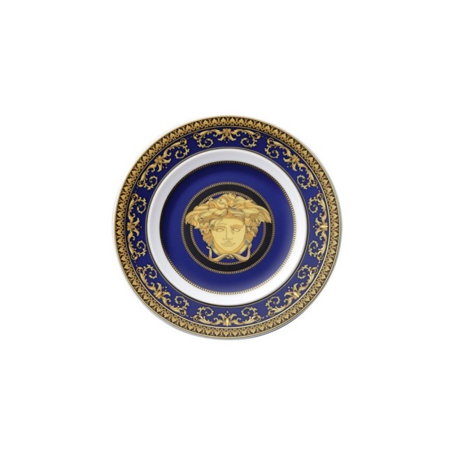 Piatto Dolce 18 cm Medusa Blue Versace – Lusso Iconico per la Tavola