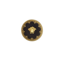 Versace Piattino nero e giallo Ø 10 cm