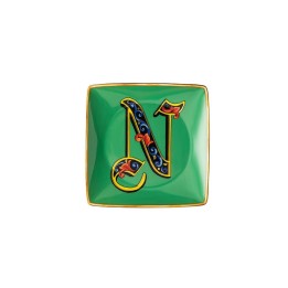 Versace Coppetta quadrata Holiday Alphabet N 12 × 12 cm
