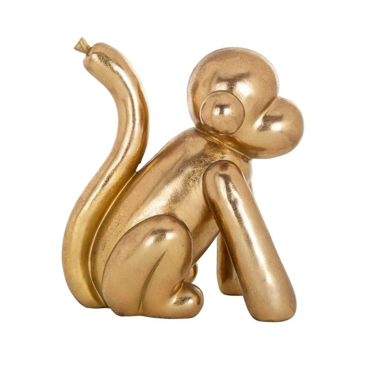 Richmond Scultura Monkey oro alta 25 cm