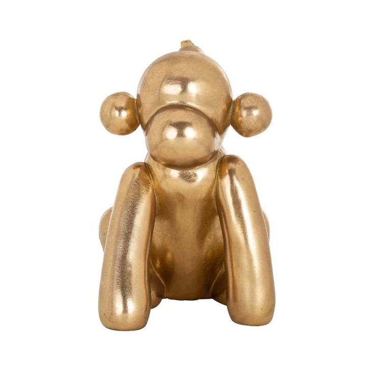 Richmond Scultura Monkey oro alta 25 cm