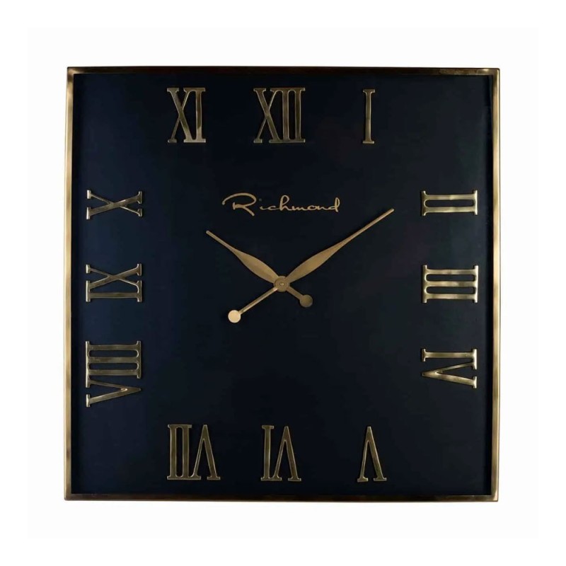Orologio CLOCK Derial Square Gold di Richmond – Orologio da Parete Vintage 76 cm