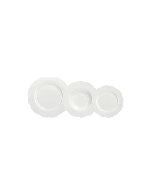 SERV. TAVOLA  18 PZ         GINEVRA  BIANCO