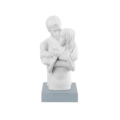 BUSTO COPPIA SENTIMENTI BIANCA H.27