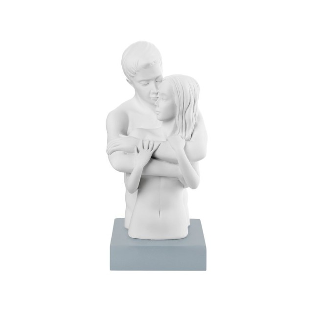 BUSTO COPPIA SENTIMENTI BIANCA H.27