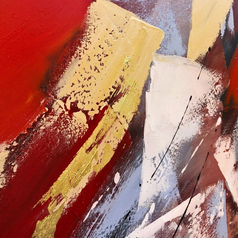 Quadro Astratto Dipinto CONNESSIONE DI COLORI...