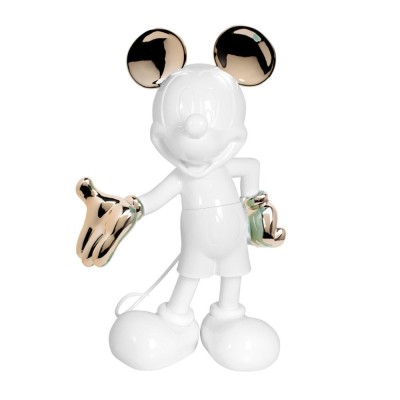 MICKEY WELCOME WHITE AND GOLD 30 CM