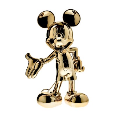 MICKEY WELCOME CHROMED GOLD 30 CM