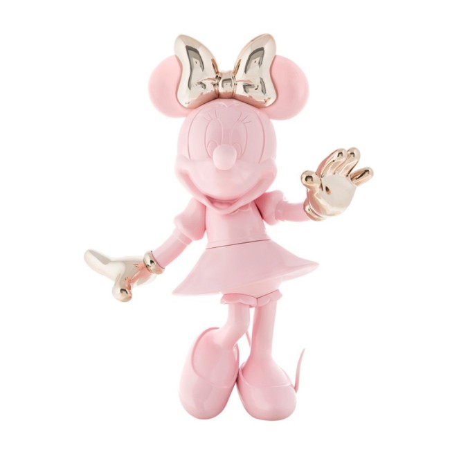 MINNIE WELCOME PASTEL PINK AND ROSE GOLD 31 CM