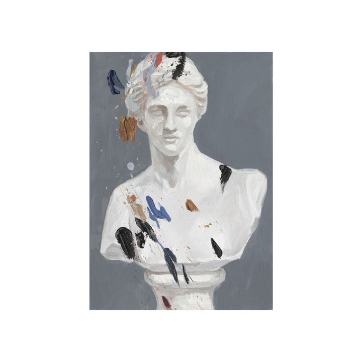 Agave Quadro Modern Art bianco e grigio 70 × 100 cm
