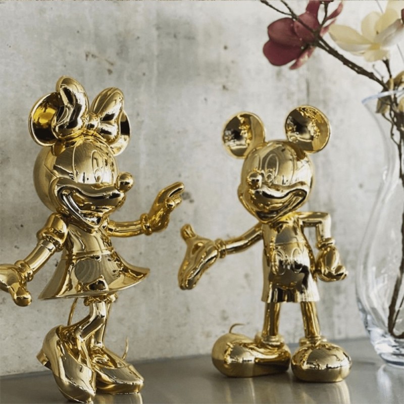 MINNIE WELCOME CHROMED GOLD 31 CM