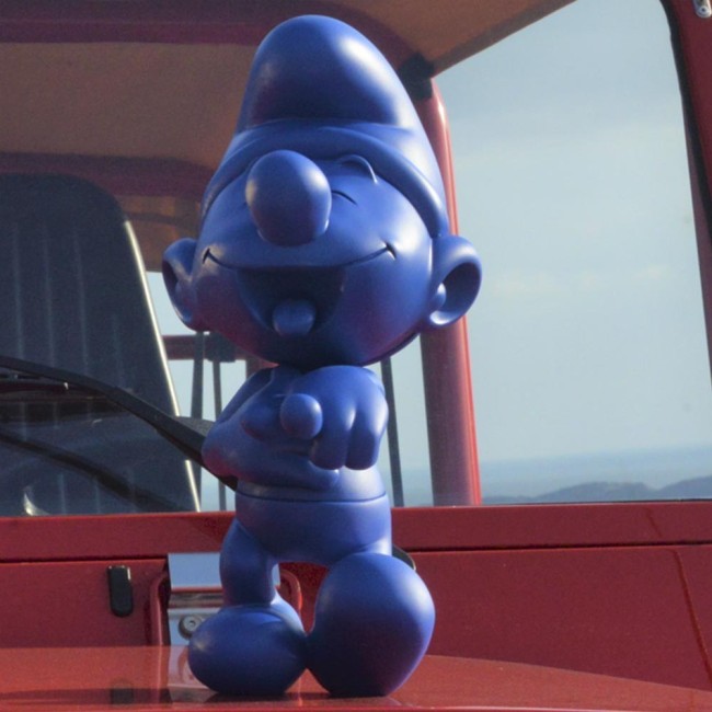 LOKEY SMURF FIGURINE MATT BLUE 30 CM