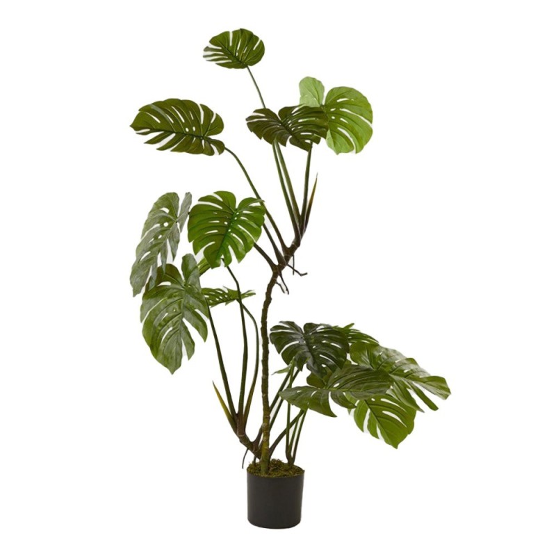 Monstera Pianta Artificiale con Vaso H155 – EDG