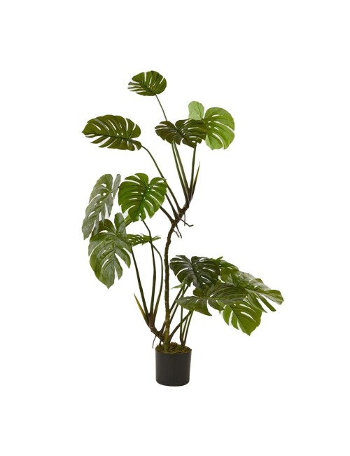 Monstera Pianta Artificiale con Vaso H155 – EDG