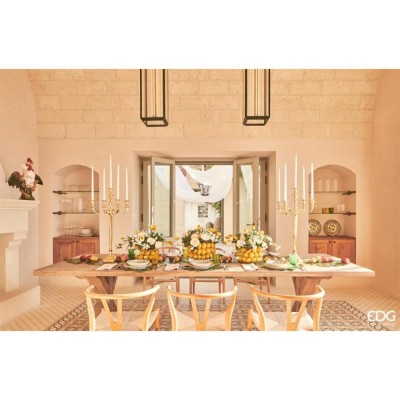 Enzo De Gasperi Vaso Chakra con Limoni Piccolo Ø28cm 2