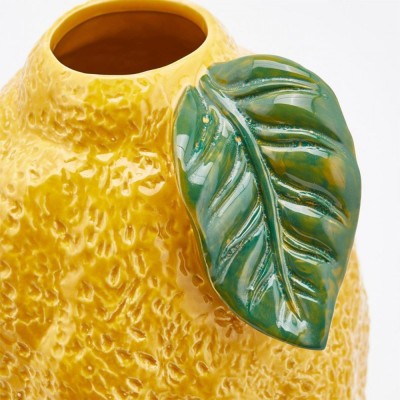 VASO CHAKRA LIMONE C/FOGL. H30 2