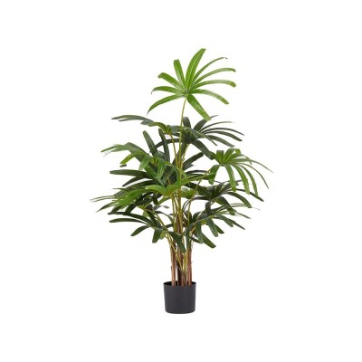 Pianta Artificiale Palma Rapisgracilis con Vaso H120 cm -...