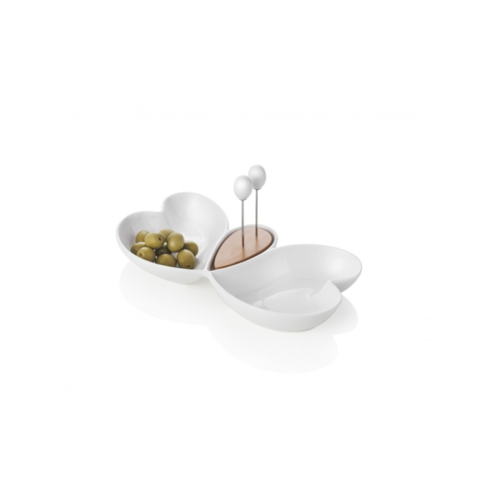 Antipastiera Brandani Cuor di Butterfly