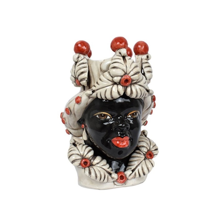 Verus Ceramiche Testa di Moro Demetra donna volto nero