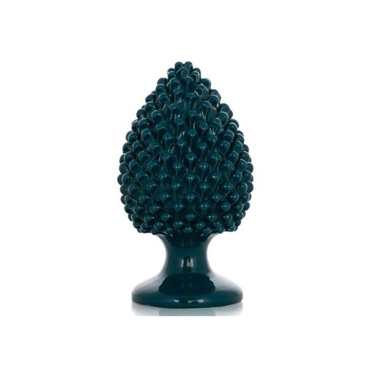 Verus Ceramiche Pigna verde ottanio alta 30 cm