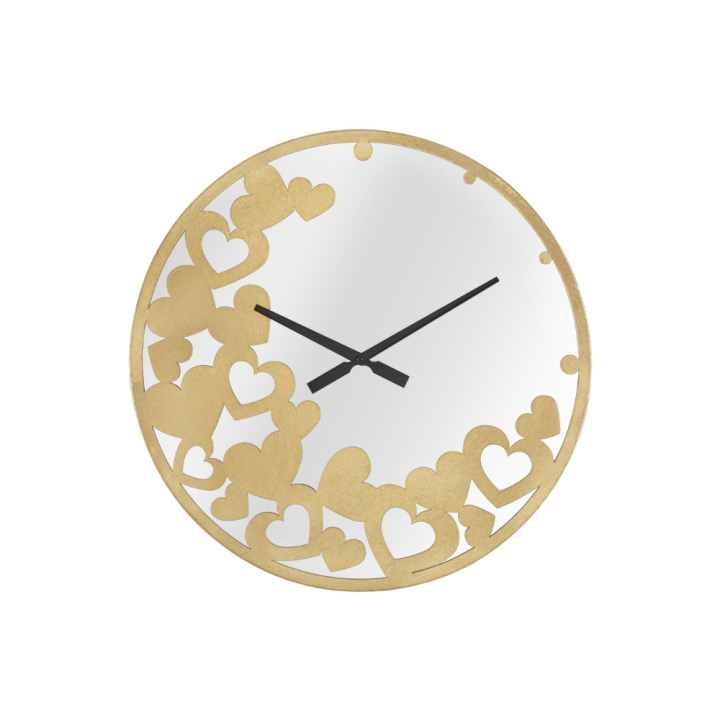 Mauro Ferretti Orologio Gold Heart a specchio Ø 55 cm