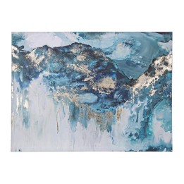 Bizzotto Quadro Village astratto blu e oro 120 × 90 cm