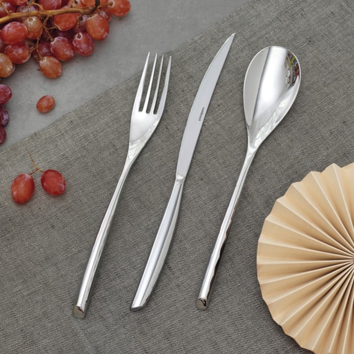 Sambonet Set di 24 posate Bamboo in acciaio inox