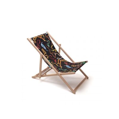 Deck Chair "Snakes" – Sedia Sdraio Iconica Toiletpaper x...