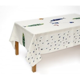 The NapKing Copritavolo Aequor in lino 160 × 220 cm