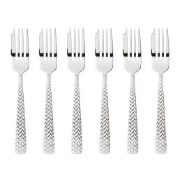 Sambonet Set di 6 forchettine Cortina in acciaio inox