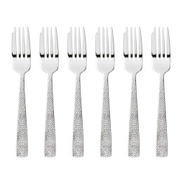 Sambonet Set di 6 forchettine da dolce Siena in acciaio inox