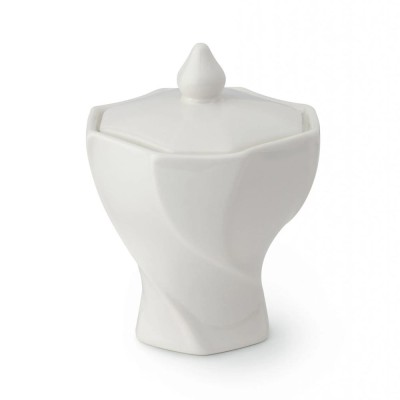 CONTENITORE PORC.BIANCA TORCHON 10X13CM