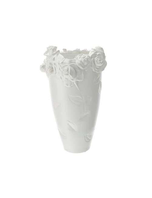 VASO SCULTURA ROSE GRES DIA.24X37CM