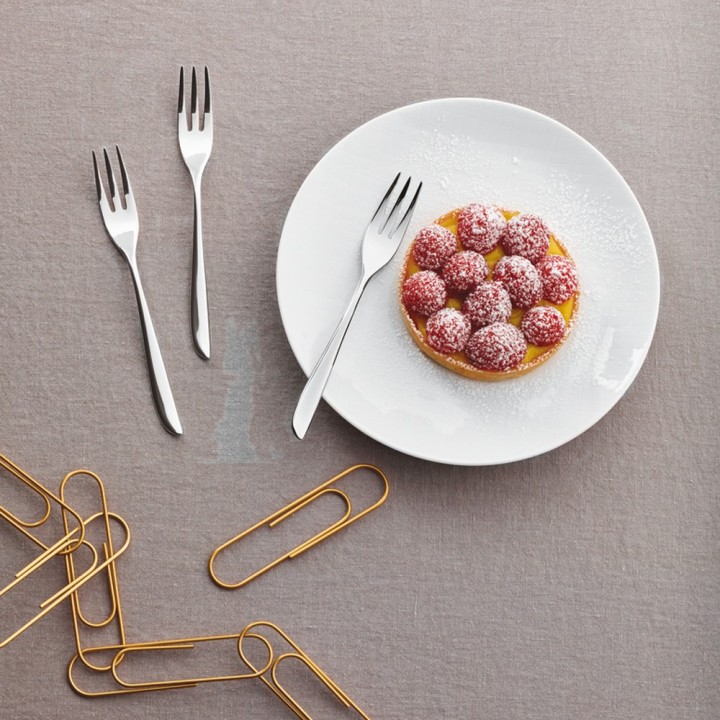 Sambonet Set di 6 forchettine da dolce Leaf in acciaio inox
