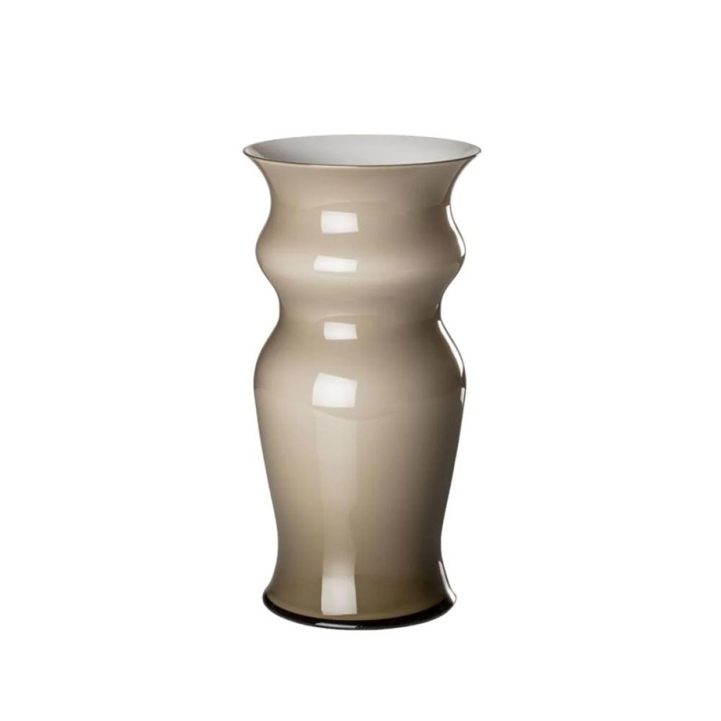 Vaso Odalische Color Talpa in Vetro Opalino di Murano Soffiato - Venini (Design Leonardo Ranucci)