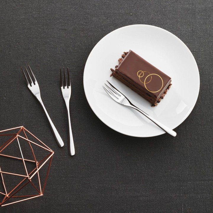 Sambonet Set di 6 forchettine da dolce Taste in acciaio inox